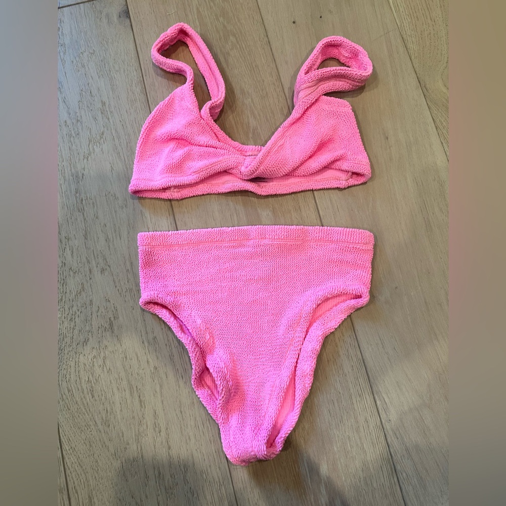 Hunza G - high waist Jamie bikini - bubblegum